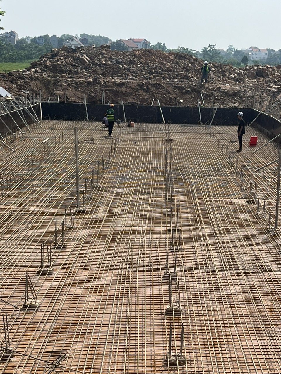 Tiến độ thi công Trạm xử lý nước thải tập trung tại CCN Đoan Bái tính đến ngày 12/06/2023