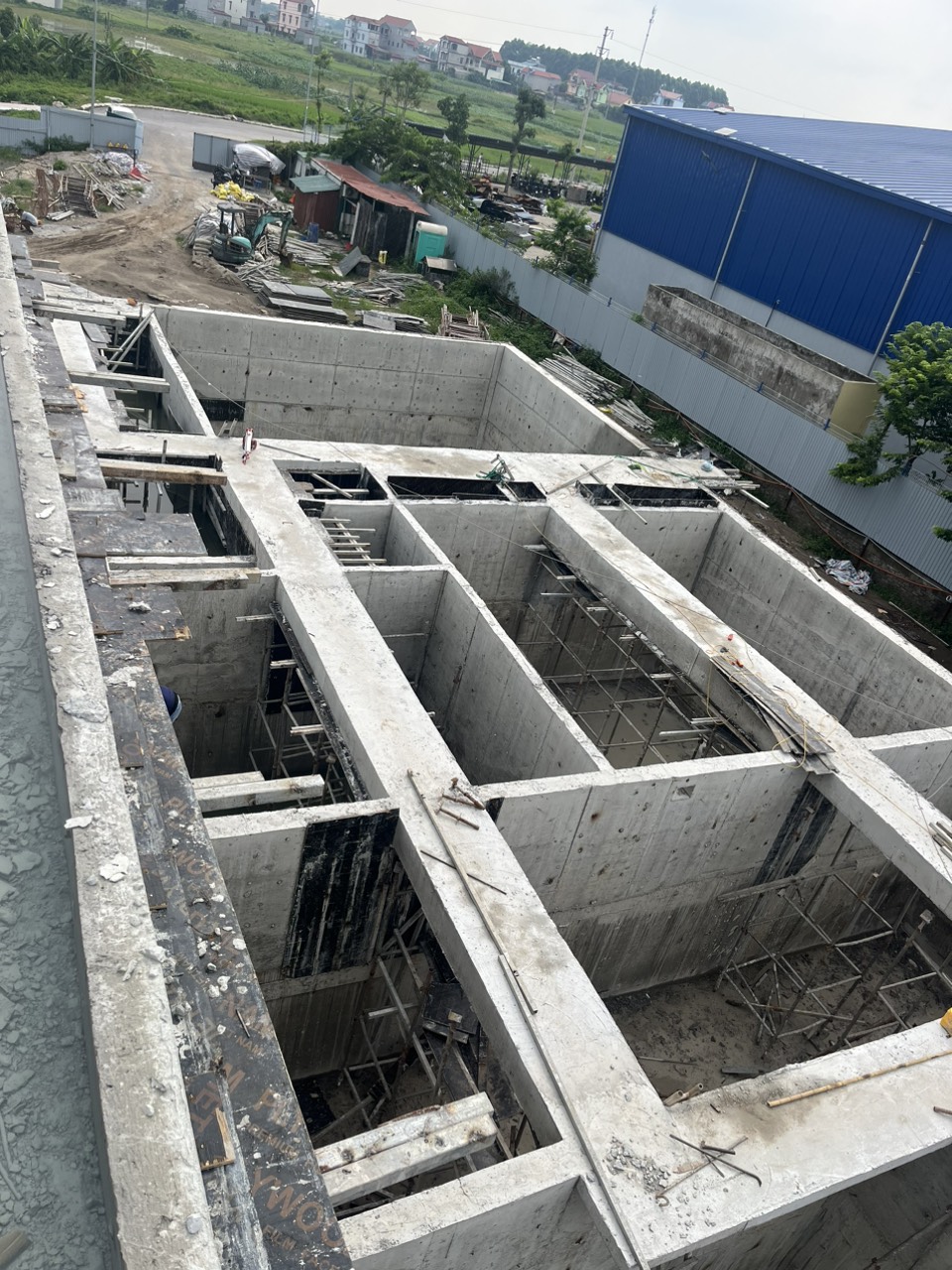 Cập nhật tiến độ xây dựng Trạm XLNT tập trung CCN Đoan Bái đến ngày 07/09/2023