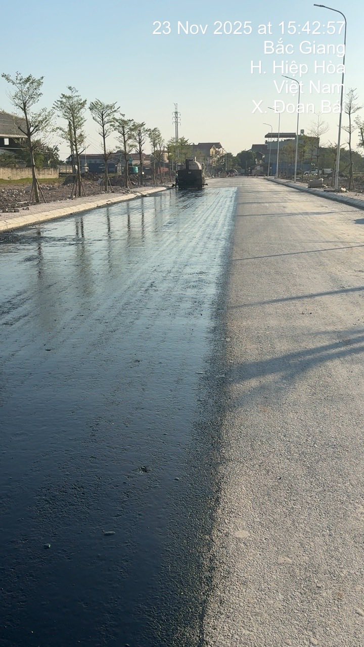 Hiện trường thi công tại dự án CCN Đoan Bái đến 23/11/2025